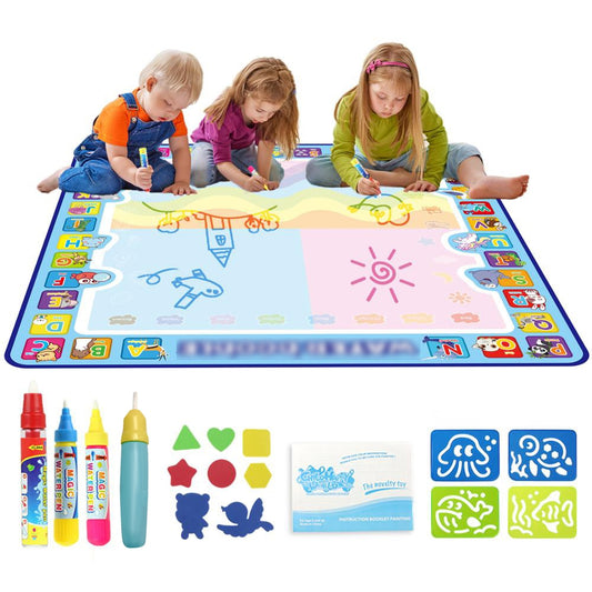 Magic Aqua Painting Board- Montessori Educational Toys For Children: Fine Motor Skill and Sensory Development