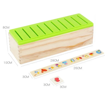 Mathematical Knowledge Classification Cognitive Matching Kids Montessori Early Educational Learn Toy Wood Box Gifts for Children