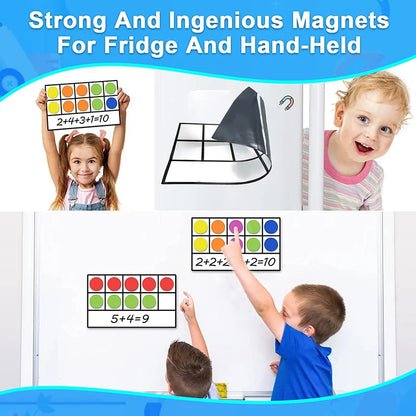 Montessori Learning Resources Colorful Magnetic Coin Refrigerator Stickers Toddler Early Learning spell Counting Toy Set